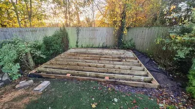 Garden office build by Low Road Nursery Chesterfield 8