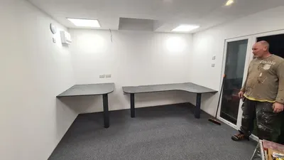 Garden office build by Low Road Nursery Chesterfield 3