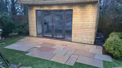 Garden office build by Low Road Nursery Chesterfield 11