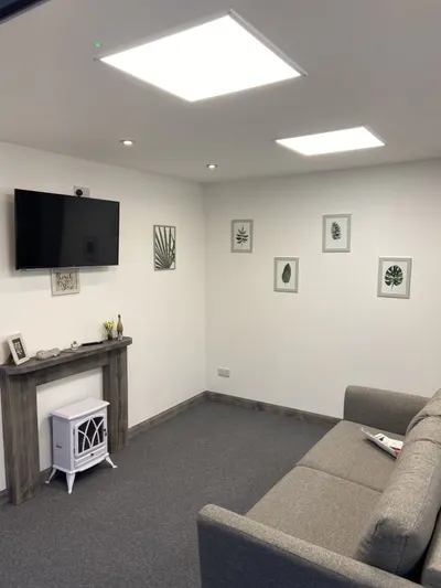 Garden office build by Low Road Nursery Chesterfield 1